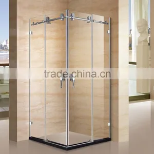 Stainless Steel Door Design Hanging Rollers 10mm Glass Shower Door D31A thumbnail-3