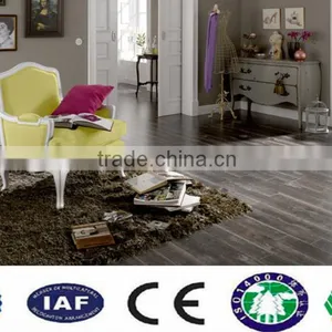 12mm Grey Ac4 Click-lock System Laminate Wooden Flooring thumbnail-5