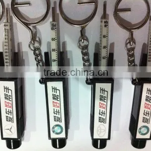 Compact 2 in 1 Tire Gauge & Pressure Gauge Key Rings thumbnail-1