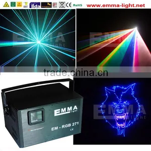 Mini 410mW RGB Full Color ILDA DMX DJ Party Amimation Stage Laser thumbnail-1