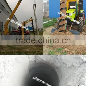 Pile Auger Drill Machine With Crane for Pole Erection thumbnail-4