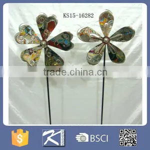 2016 Spring Garden Rolling Flower Metal Decorative Stake thumbnail-2