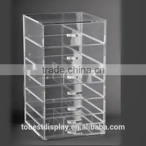 Good Quality Cosmetic Storage Cabinet Wholesale Acrylic Makeup Organizer With Drawers thumbnail-1