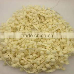 Wholesale Natural Yellow 8mm Pompom Curtain Pom Pom Trim thumbnail-1