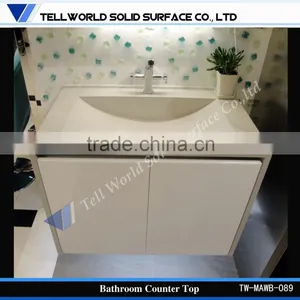 Corian Vanity Tos, White Solid Surface Counter, Corian Bathroom Countertops thumbnail-5