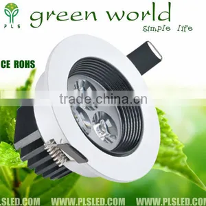 5 Watt LED Recessed Downlight Light Fixture Aimable and Dimmable With 5*1 Watt High Power Leds thumbnail-2