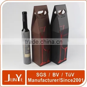 Corrugated Portable Custom Paper Wine Bottle Packaging Design thumbnail-3