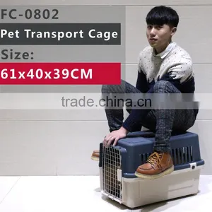 PP Material & Stainless Plastic Dogs Transport House Products/ Cage/ Carrier: Durable & Soft thumbnail-2
