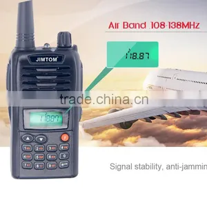 2016 New Product Air Band Walkie Talkie FM Radio 108~138MHz Aviation Two Way Radio Air Transceiver Radio With Cheap Price thumbnail-1
