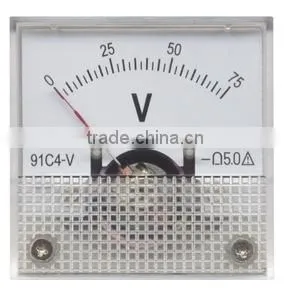 0-75V 45*45mm 91C4 Voltage Meter thumbnail-1