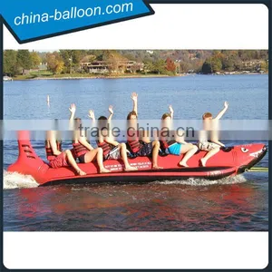 Inflatable Banana Boat, Inflatable Banana Red Boat, Towing Boat for Sale thumbnail-1