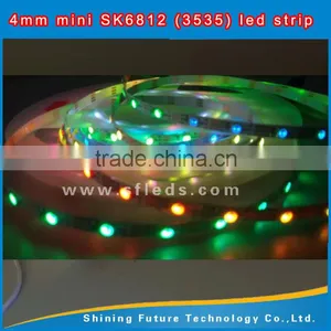 Addressable Rgb Led Strip 4mm Smd 3535 Rgb Mini Sk6812 Led Strip thumbnail-3