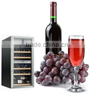 80L Refrigerated Wooden Wine Cabinet thumbnail-1
