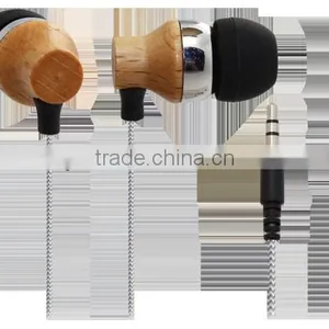 Hot Selling In-ear Headphones Wooden Earphones 2016 Fast Selling Free Sample Offered thumbnail-1