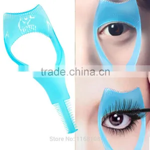 1 Pcs Makeup 3 in 1 Mascara Eyelash Curler Lash Comb Guide Cosmetic Make Up Eye Lash Tools Useful Hotting thumbnail-1