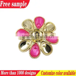 Shoes Flower Accessory Girls Sandals Decoration Buckle Accessories thumbnail-1