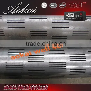 Professinal Manufacture G63 Non Clogging v Shaped Screen Well Slotted Liner thumbnail-1