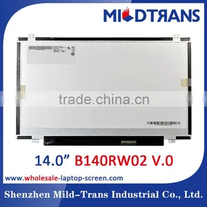 China Laptop Accessories Wholesaler New A Grade 14.0 Inch Lcd Panel for B140RW02 V.0 thumbnail-1
