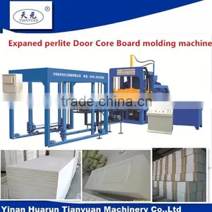 High Strength Construction Material Insulation Board Sound Insulation Firedoors Perlite Door Core Board Molding Machine thumbnail-1