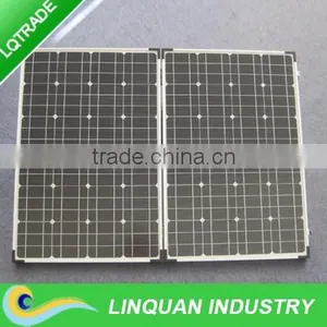 80W Portable Folding Solar Panel Kit Portable Solar System thumbnail-1
