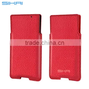 New Genuine Original Lackberry Priv Black Leather Pocket Sleeve Case Cover Pouch for Blackberry Priv Case thumbnail-4