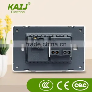 Wall Mount Power Electrical 1 Gang 2 Pin Multi Lighting Switch Socket Outlet and Plug With Lighting Indicator thumbnail-2