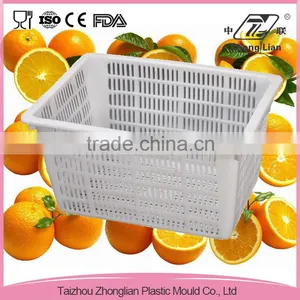 Taizhou Wholesale 100% New PP Stacking Multi Bins Vegatable Wash Kitchen Plastic Storage Basket thumbnail-2