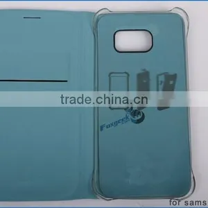 Leather Case Factory Directly Selling Two Mobile Phones Leather Case for Samsung in With Cheap Price thumbnail-6