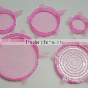 Cost-saving and Fresh Keeping 5pcs Silicone Lid in Assorted Color Universal Silicone Lid FDA and LFGB China thumbnail-1