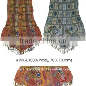 Wool Beaded Woven Shawl thumbnail-1