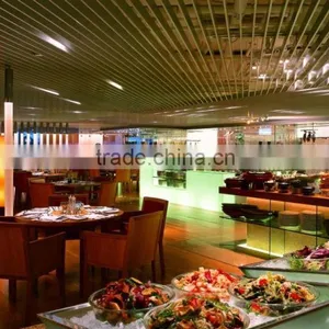 Decorative Waterproof Wood U-Baffle Aluminum Ceiling thumbnail-1