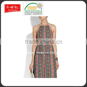 Woven Print 100 Viscose Rayon Fabric for Garment thumbnail-1
