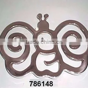 Handcast Aluminum Metal Kitchen Trivets Mirror Polish thumbnail-6