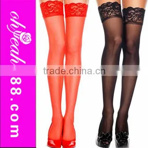 No.1 Selling High Quality Hot Sale Lace Style Sexy Women Thigh High Stockings thumbnail-1