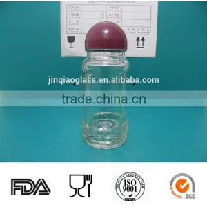 Glass Flavour Jar With Plastic Caps thumbnail-2