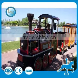 2016 Hot Sale High Quality 12v Mini Electric Trackless Mall Trains for Children thumbnail-3