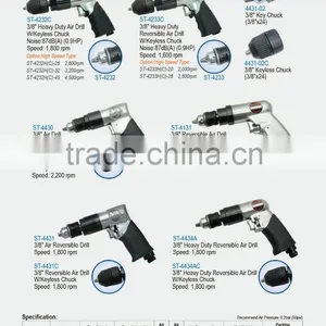 SUMAKE 3/8" HEAVY DUTY AIR REVERSIBLE DRILL thumbnail-2