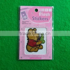 Fancy Vinyl Stickers,decorative Flash Sticker,bear Glitter Sticker thumbnail-1