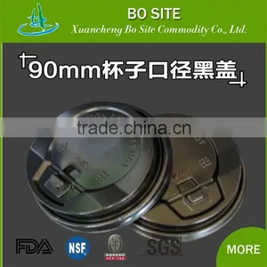 Plastic Lid Cover for Paper Cup Disposable Paper Cup With Plastic Lid thumbnail-1