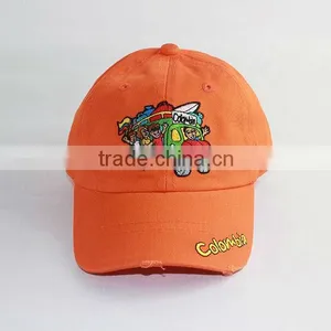 Stone Washed Cotton Children Sports Hat thumbnail-3