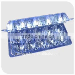 High Quality Plastic Egg Packaging Tray in PET Material thumbnail-1