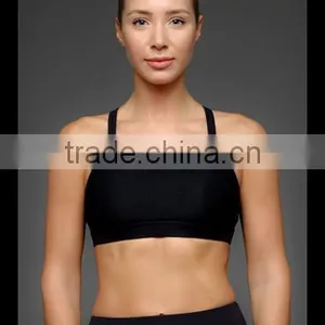 Women and Hot Girl Sports Bra With Mesh on the Back Yoga Fitness Sports Bra Office In Unite State (USA) thumbnail-2