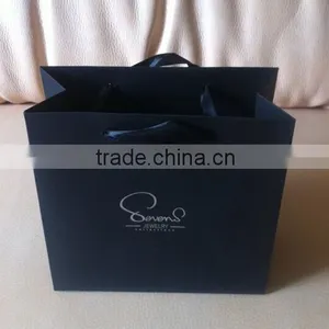 Wholesale Custom Jewelry Bag Small Paper Shopping Bags thumbnail-1