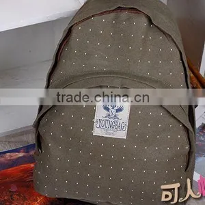 New Design Star Canvas Backpack in China Ready Goods thumbnail-1