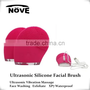 2016 Hot Sell Sonic Facial Cleansing Brush Sonic Silicone Face Washing Brush Girl Face Brush thumbnail-1