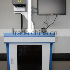 10W 20W 30 W 40W Plastic Cloth Jeans Cable Other Non-metal Materials CO2 RF Online Flying Laser Marking Machine thumbnail-1