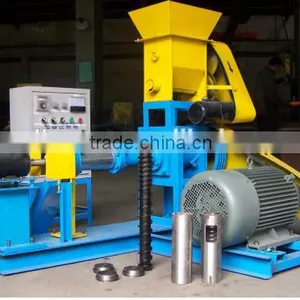 New Condition Single Screw Fish Feed Extruder/Floating Fish Feed Pelletizer/Wet Type Fish Feed Extruder thumbnail-2