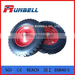 16"x4.80/4.00-8 PU Foam Wheels for Wheelbarrows thumbnail-1