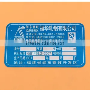 Customiized Aluminium Glossy Metal Name Tags thumbnail-3