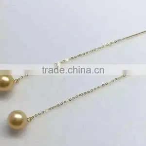 Wholesale Fashion 18k Gold Latest Design of Pearl Earrings thumbnail-2